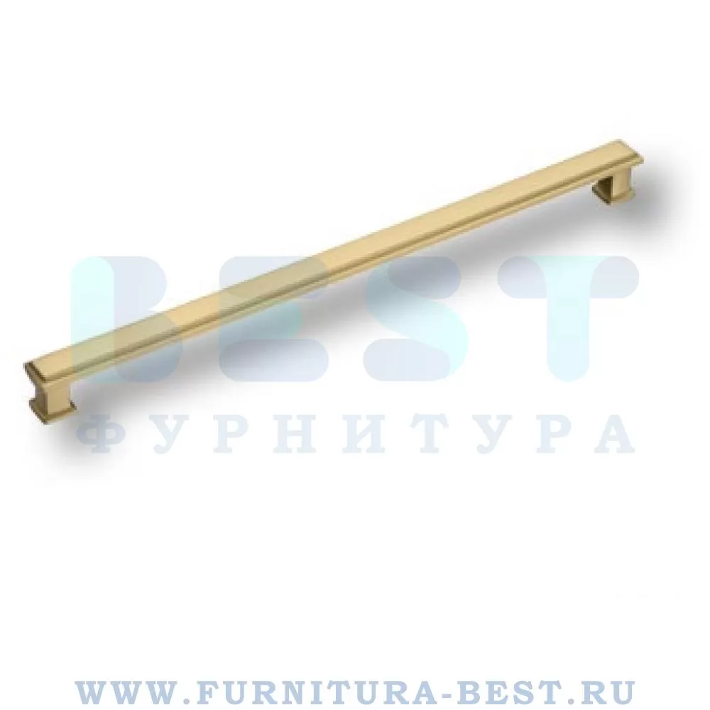 Ручка-скоба 320 мм, материал цамак, цвет золото, арт. 1104 320MP35 стоимость 2 420 руб.