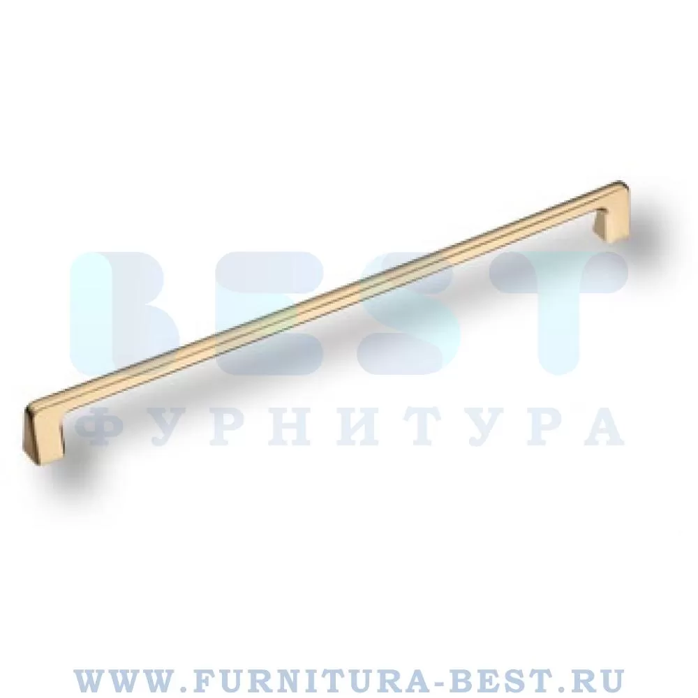Ручка-скоба 320 мм, материал цамак, цвет золото, арт. 1107 320MP11 стоимость 1 830 руб.