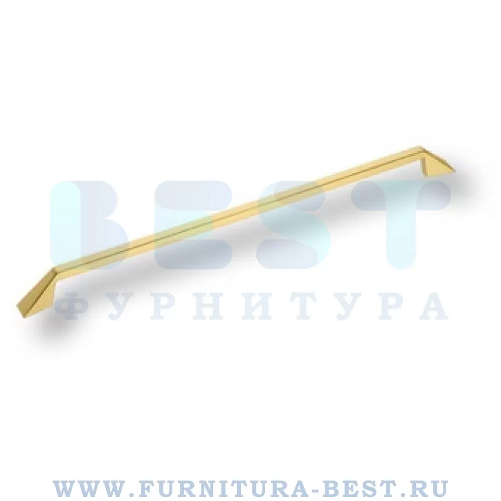 Ручка-скоба 320 мм, материал цамак, цвет золото шлифованное, арт. 6841-020 стоимость 1 515 руб.