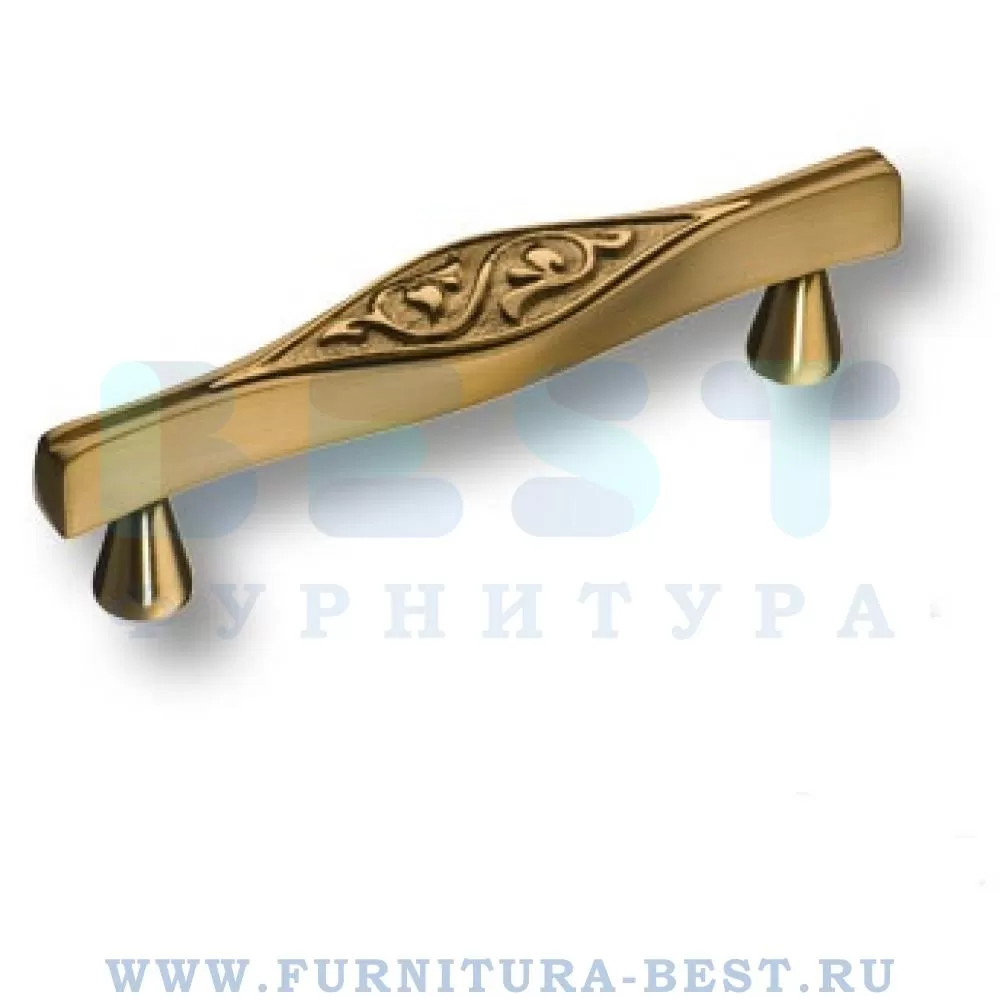 Ручка-скоба 96 мм, материал латунь, цвет французское золото, арт. 25104-037-96 стоимость 3 840 руб.