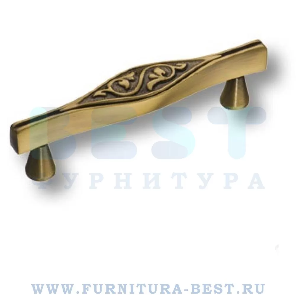 Ручка-скоба 96 мм, материал латунь, цвет старая бронза, арт. 25104-013-96 стоимость 3 845 руб.