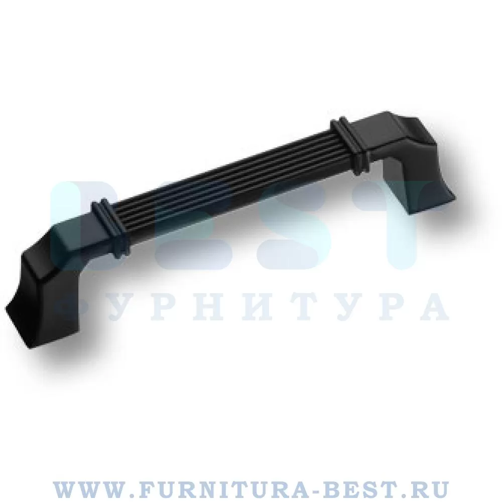 Ручка-скоба 96 мм, материал цамак, цвет чёрный матовый, арт. 546-96-MATT BLACK стоимость 740 руб.