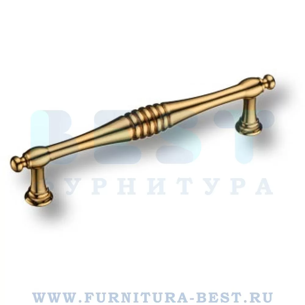 Ручка-скоба 96 мм, материал цамак, цвет глянцевое золото, арт. DELTA-69-96 стоимость 770 руб.
