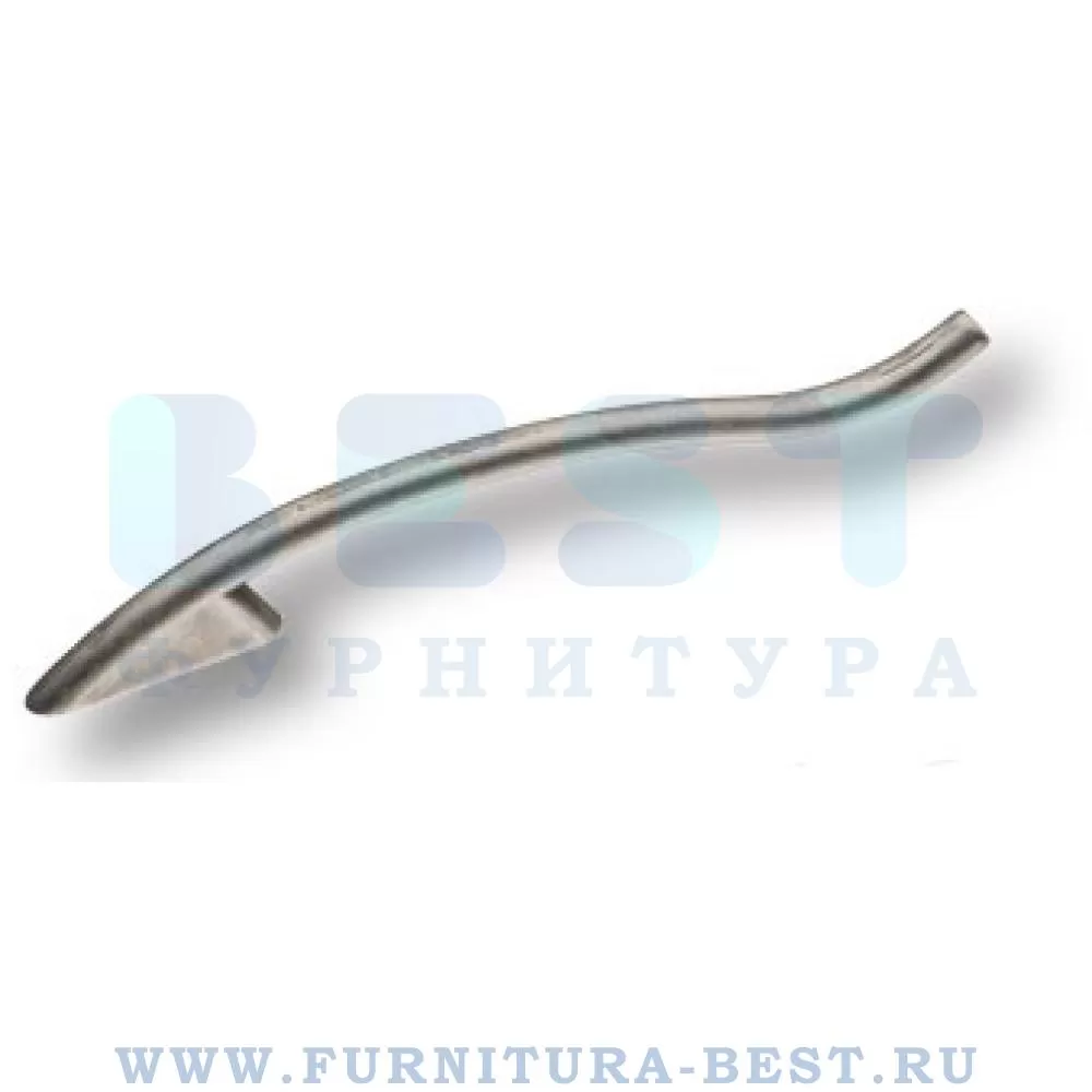 Ручка-скоба 96 мм, материал цамак, цвет старое серебро, арт. 30210-33 стоимость 365 руб.