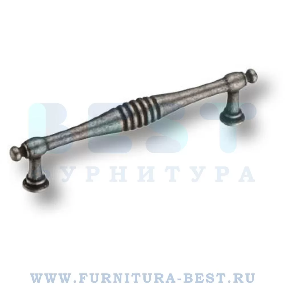 Ручка-скоба 96 мм, материал цамак, цвет старое серебро, арт. DELTA-80-96 стоимость 780 руб.