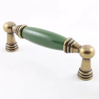 Ручка-скоба 1160-40-96-GREEN Мебельные ручки керамика