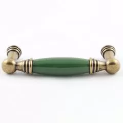 Ручка-скоба 1160-40-96-GREEN Мебельные ручки керамика